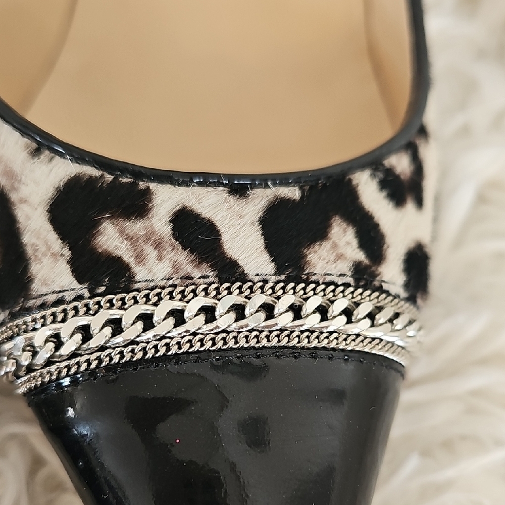 Jimmy Choo Leopard and Black Heels - Picture 5 of 14